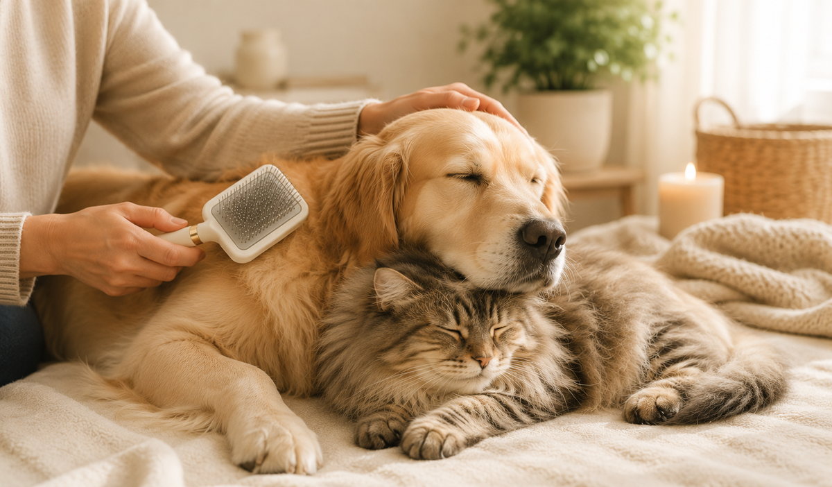 How Grooming Can Become a Calm Ritual for Anxious Pets