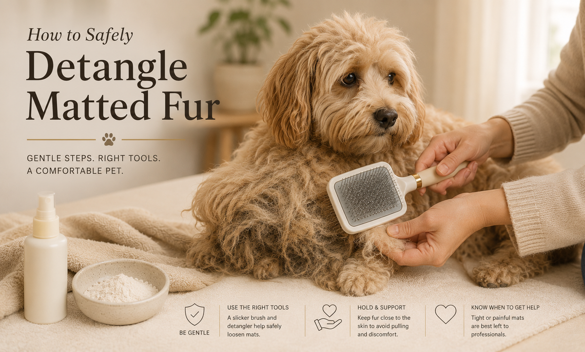 How to Safely Detangle Matted Fur